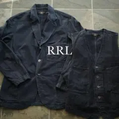 RRL ジャケット ベスト セット ストライプ 2ピース スーツ ラルフローレン
