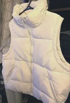 【新品】ホワイトダウンベスト