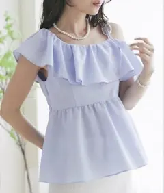 La boutique BonBon アシメラッフルキャミブラウスのサムネイル