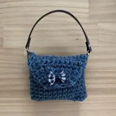 ハンドメイド⭐︎イヤホン小物入れポーチ⭐︎持ち手付き