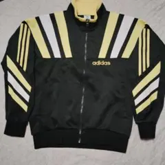 希少 ! adidas 90s ヴィンテージジャージ デサント製 切替デザインМ
