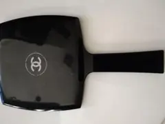 Chanel ブラック 手鏡 四角形　ショップ　備品