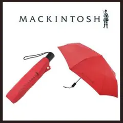 新品未使用　MACKINTOSH　ワンタッチ開閉 折り畳み傘　レッドのサムネイル