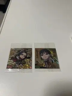 キングダム シール 2枚　嬴政　羌瘣