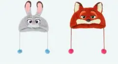 ジュディ　ニック　ファンキャップ　ズートピア　ディズニー　ランド　カチューシャ