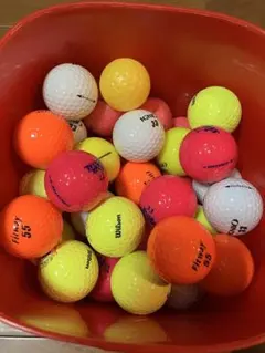カラフルゴルフボールセット　44個
