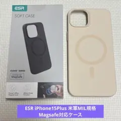 ESR iPhone15Plus 米軍MIL規格・Magsafe対応ケース
