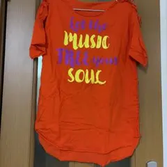 ZUMBA リメイクオレンジ Tシャツ
