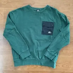 CAMP7 キッズ　トレーナー　グリーン　160