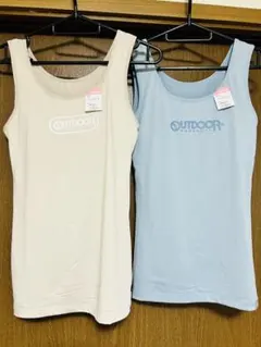 OUTDOOR ジュニア ブラタンクトップ 165 2枚