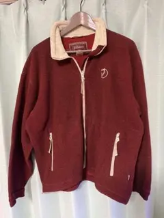 フリースジャケット L バーガンディ　fjallraven