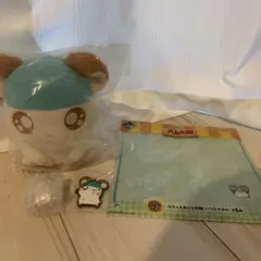 一番くじ とっとこハム太郎 E賞 かぶるくん ぬいぐるみ ハンカチ