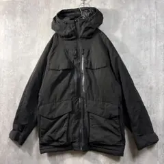 凵　ユニクロ×ホワイトマウンテニアリング ハイブリッドダウンパーカ 黒 L 氺