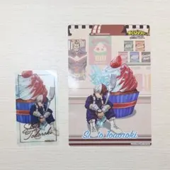 ヒロアカ　轟焦凍　オープンスクール　クリアカード　イラストシート