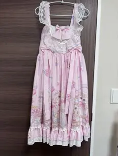 ロリータ 甘ロリ 猫 ピンク