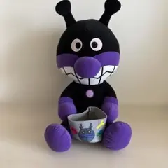 新品【バイキンマン】 それいけ！アンパンマンなかよし小物入れぬいぐるみLL