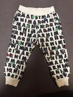 MARNI Kids ＆ Junior 総柄ブランドロゴスウェットパンツ　36Mのサムネイル