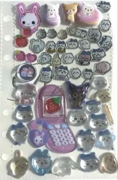 ボンボンドロップシール 正規品 おすそわけ ちいかわ サンリオ おはじきシール