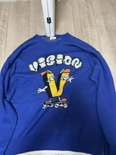 VISION ストリートウェア トレーナー 青