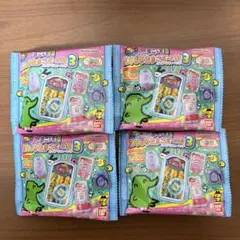 人気商品たまごっち、おかしなたまごボーロっちパッケージチャーム4点