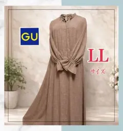◆GU◆【LLサイズ】☆デザインワンピース　ジーユー　新品未使用