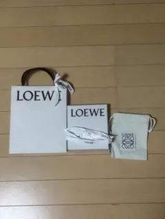 LOEWE 紙袋、タグ、巾着セット