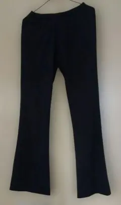 黒 ストレッチフレアパンツ（薄手） キッズ　Ｍサイズ　一着