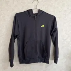 adidas フード付きジャージ 黒