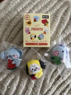 【新品】BT21 ★ ぬいぐるみキーホルダー ★3点セットのサムネイル