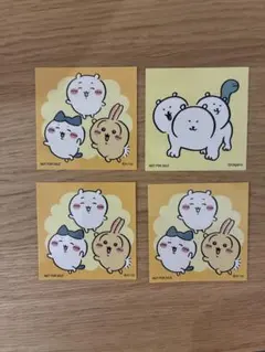 ナガノマーケット　ちいかわ　ノベルティ　ステッカー　ケルベロス　4枚セット