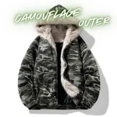 594　2XL 迷彩柄 ユニセックス ジャケット ミリタリー　アウター y2k