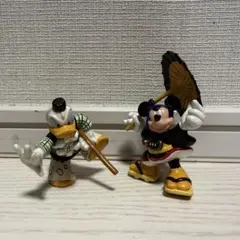 歌舞伎調 ミッキー　ドナルド　フィギュアセット