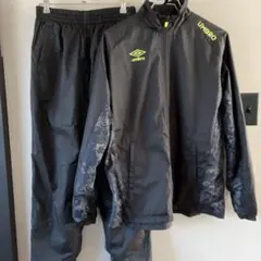 2点セット unbro アンブロ ジャージ サッカー L 防寒 スポーツウェア