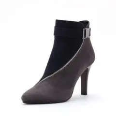 銀座かねまつ スエード ショートブーツ 23.5