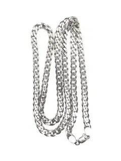 ヴィンテージ silver925 ロング8面喜平ネックレスチェーン L64