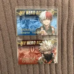 僕のヒーローアカデミア ヒロアカ バースデイコレクションカード 轟焦凍 爆豪勝己
