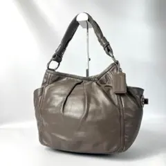 COACH コーチ ハンドバッグ トートバッグ　レザー ブラウン系