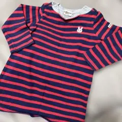 ミキハウス　miki house ホットビスケッツ　 ボーダー　チュニック90