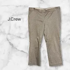 J.Crew ジェイクルー　クロップドアンクル丈パンツ　総柄　レトロ感　幾何学柄のサムネイル