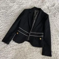 JEAN MACLEANジーンマクレーン　ブラックセレモニージャケット　金ボタン