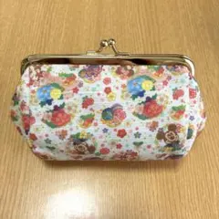ユキエモン＊アニバーサリーパッチワーク＊ブルー／がま口
