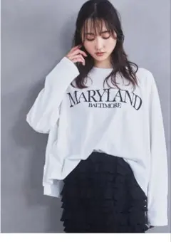 【新品未使用、タグ付き】ザショップティーケー　ルーズシルエットロゴTシャツ