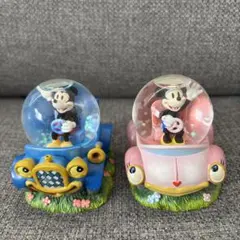 ミッキーマウス スノードーム セット
