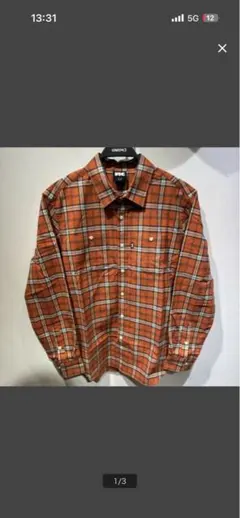 FTC BRUSHED PLAID SHIRT Size-L チェック シャツのサムネイル