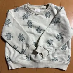 ZARA フラワープリント トレーナー 110cm