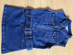 デニム100ジャンパースカート