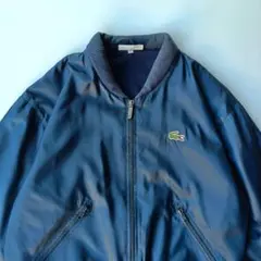 80s フランス製 ラコステ ポリエステルジャケット ブルゾン