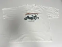 美品　グラフィック　ロゴ　Tシャツ 半袖　白 ヴィンテージ風　Lのサムネイル