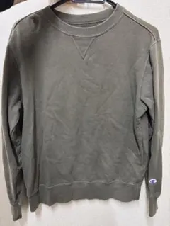 Champion クルーネック トレーナー M カーキ