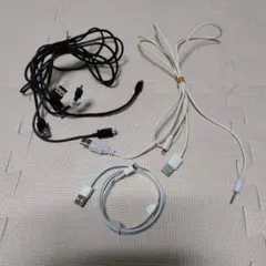 USBケーブル・オーディオケーブル６本セット/ケーブル/コネクタ